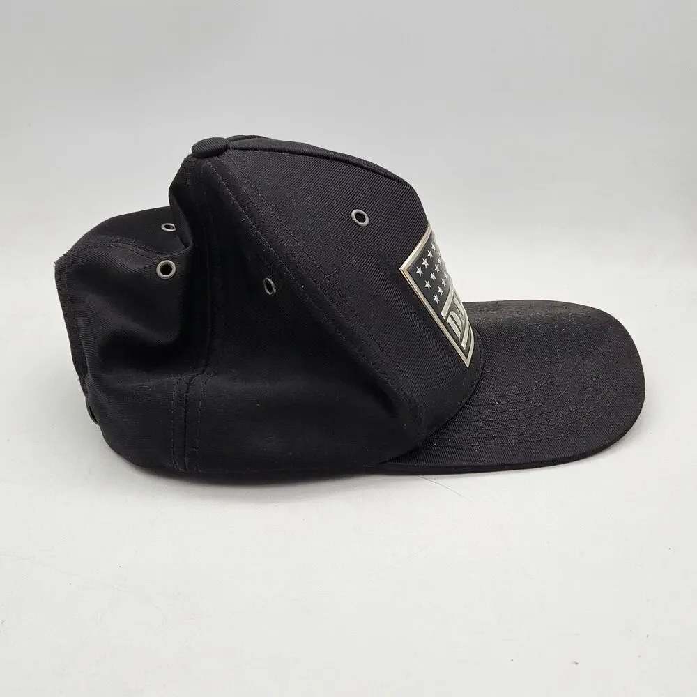 Dallas USA Flag Hat Cap Snap Back Mens One Size Black Original Twill Patriotic